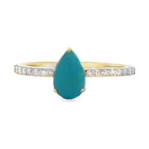 Pear Gemstone Diamond Ring