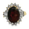 Oval Opal Diamond Ring