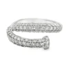 Pave Diamond Bypass Ring