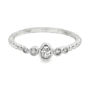 Bezel Diamond Band Ring