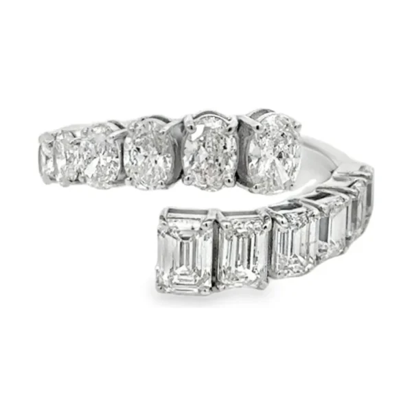 Bypass Diamond Wrap Ring