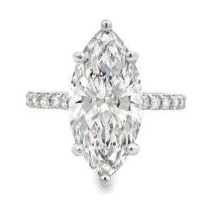 Marquise Diamond Solitaire Ring