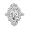Marquise Diamond Halo Ring
