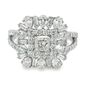 Cluster Lab Diamond Ring