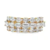 Three Row Diamond Ring