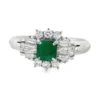 Emerald Cut Gemstone Ring