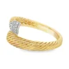 Cable Diamond Bypass Ring