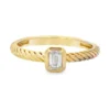 Emerald Cut Diamond Ring