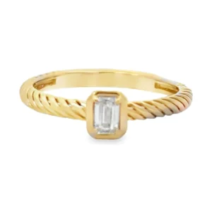 Emerald Cut Diamond Ring
