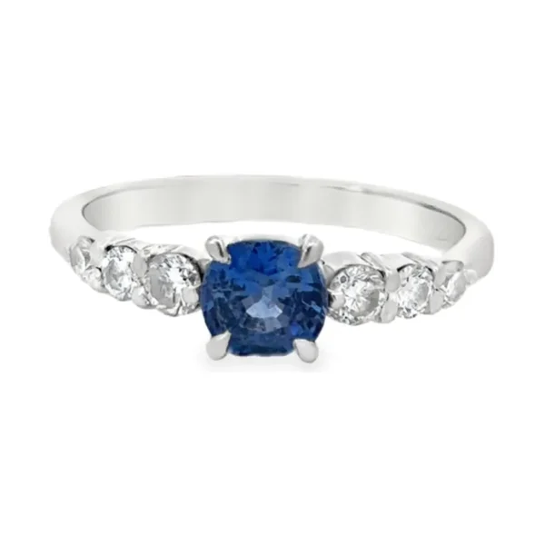 Sapphire and Diamond Ring
