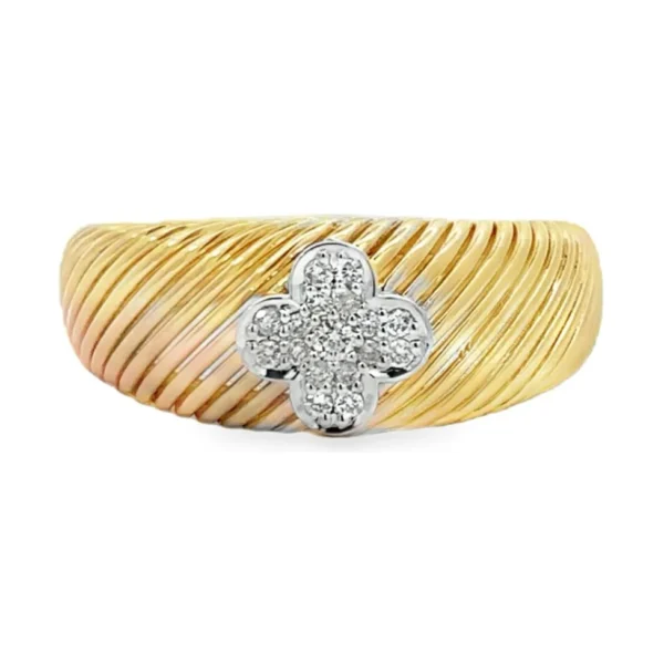 Clover Diamond Fashion Ring