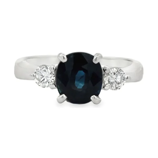 Oval Three Stone Ring