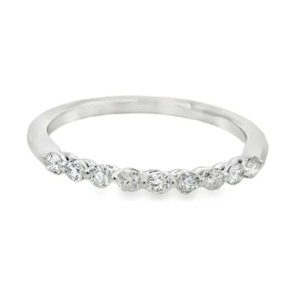 Diamond Stackable Band Ring