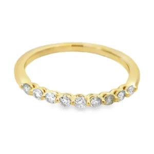 Round Diamond Band Ring