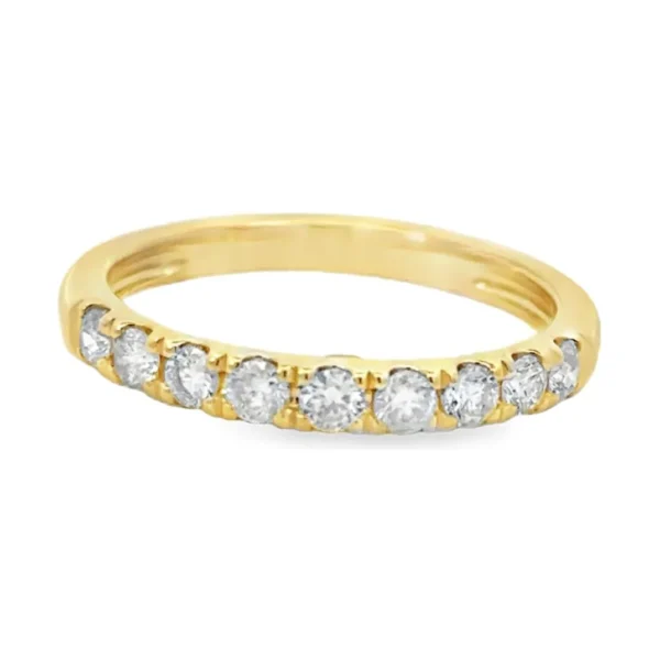 Round Diamond Band Ring