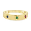 Bezel Gemstone Band Ring