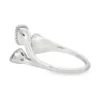 Pear Emerald Bypass Ring