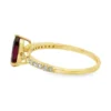 Pear Gemstone Diamond Ring