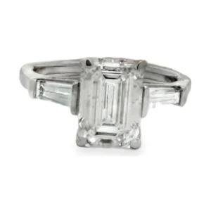 Emerald Cut Diamond Ring