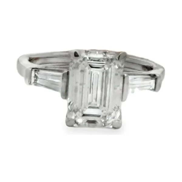Emerald Cut Diamond Ring
