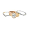 Oval Diamond Ring Set