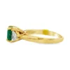 Emerald Three Stone Ring