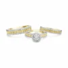 Diamond Trio Ring Set
