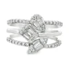 Baguette Diamond Multi-Band Ring