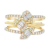 Baguette Cluster Fashion Ring