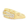 Crisscross Diamond Fashion Ring