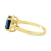 Cushion Gemstone Solitaire Ring