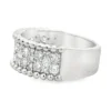 Beaded Diamond Band Ring