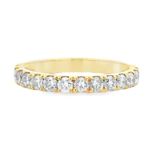 Round Diamond Anniversary Band