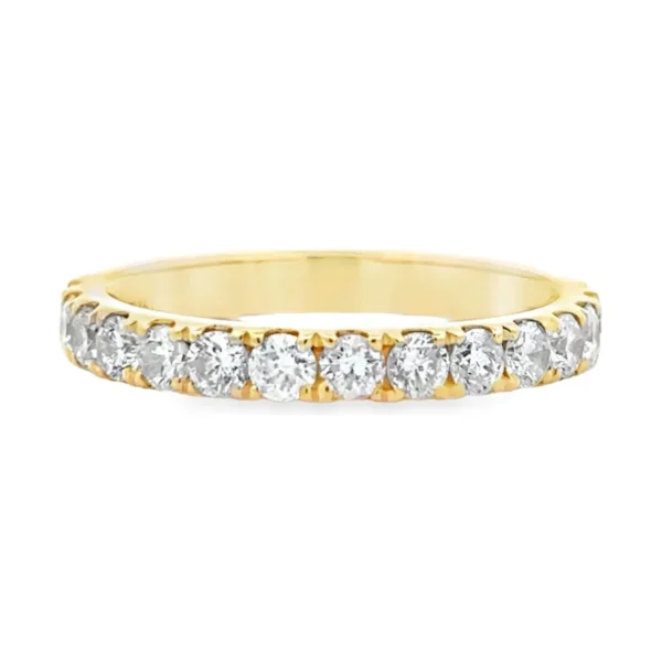Round Diamond Anniversary Band