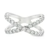 Crossover Diamond Fashion Ring