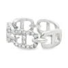 Diamond Chain Link Ring