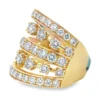 Multi Row Diamond Ring