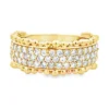Beaded Diamond Band Ring