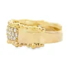 Beaded Diamond Band Ring