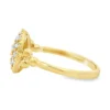 Pave Diamond Cluster Ring