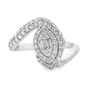 Bypass Diamond Cluster Ring