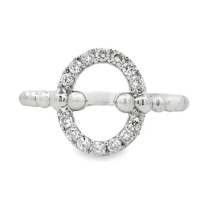 Oval Open Diamond Ring