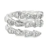 Coil Diamond Snake Ring