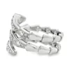 Coil Diamond Snake Ring