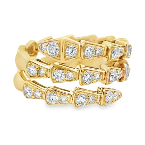 Snake Diamond Fashion Ring