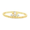 Crown Diamond Bead Band