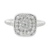 Cushion Pavé Diamond Ring