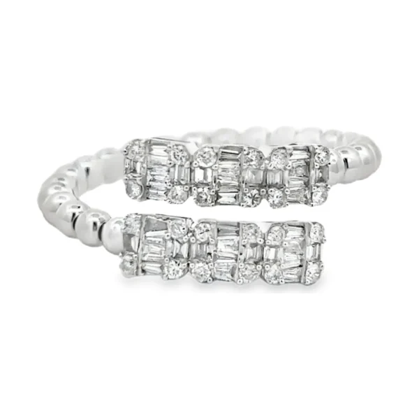Baguette Diamond Open Ring