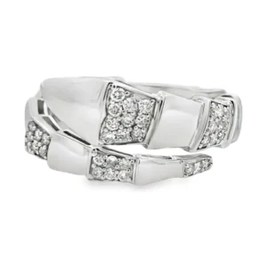 Diamond Snake Wrap Ring