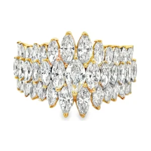 Marquise Cluster Diamond Ring